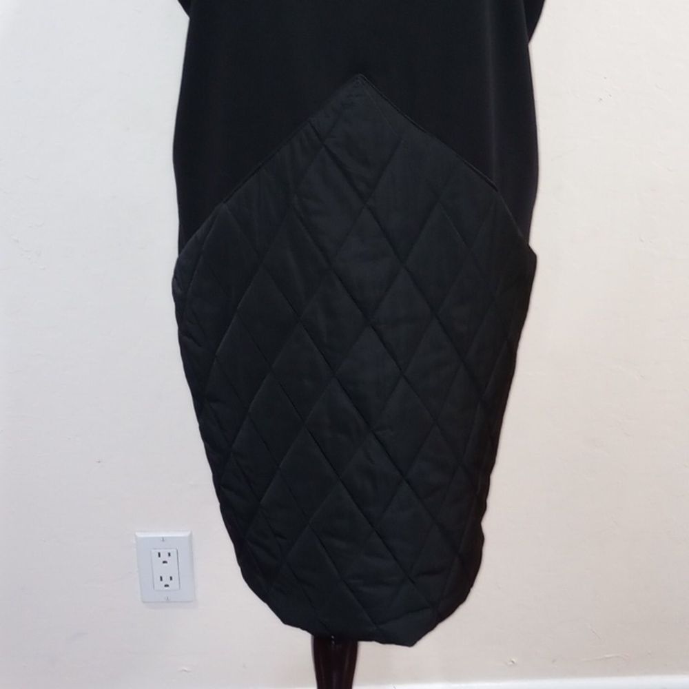 Planet by Lauren G Black Pullover Tunic Dress, OS - Picture 5 of 10